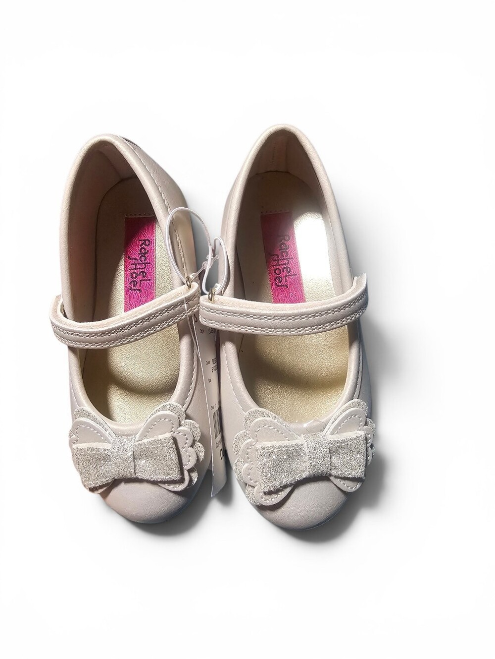 Kids Beige Bow Rachel Shoes